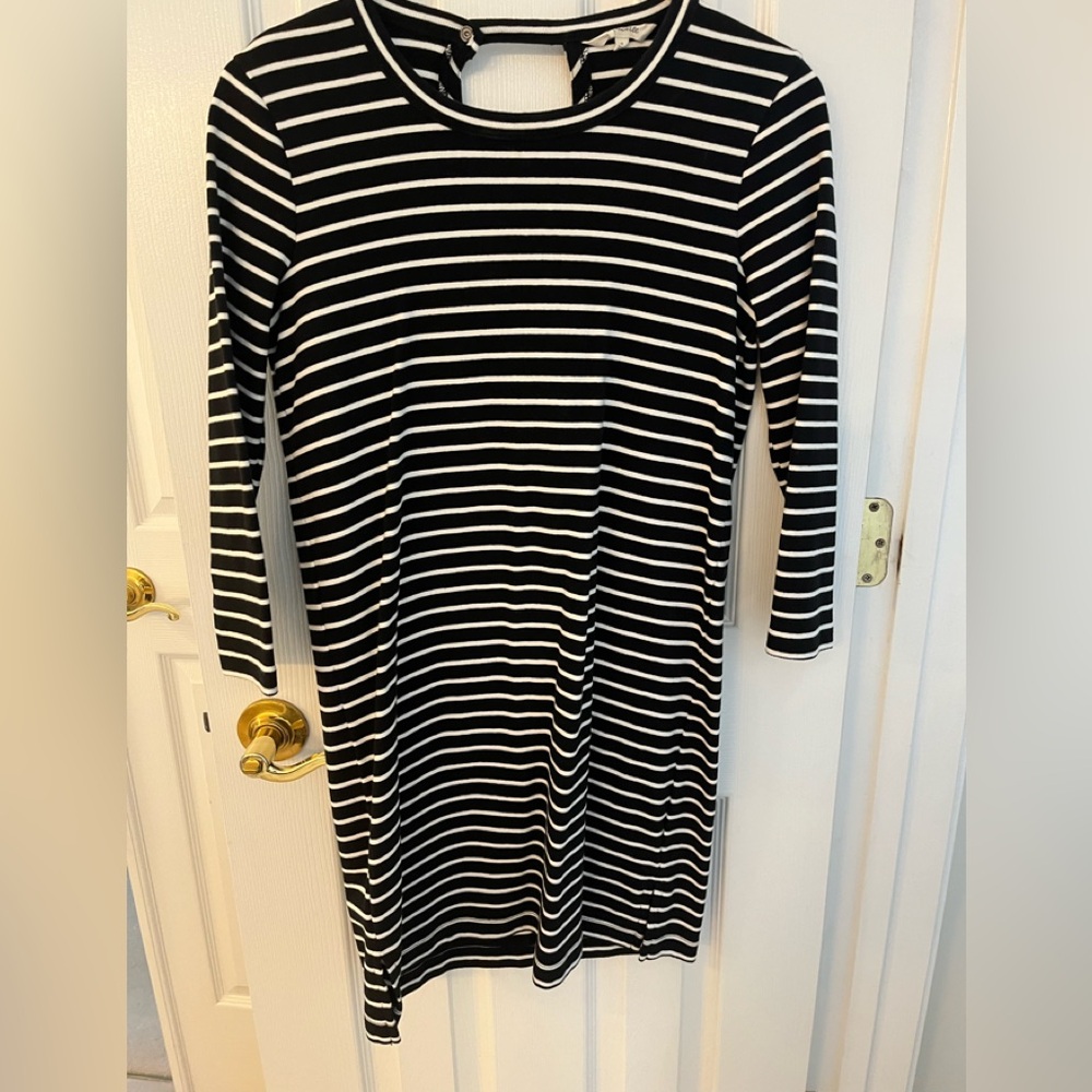 Madewell Long Sleeve Striped Dress
